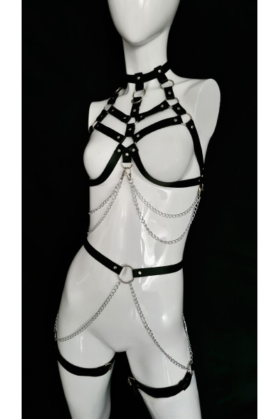 ZESTAW HARNESS Z ŁAŃCUCHAMI